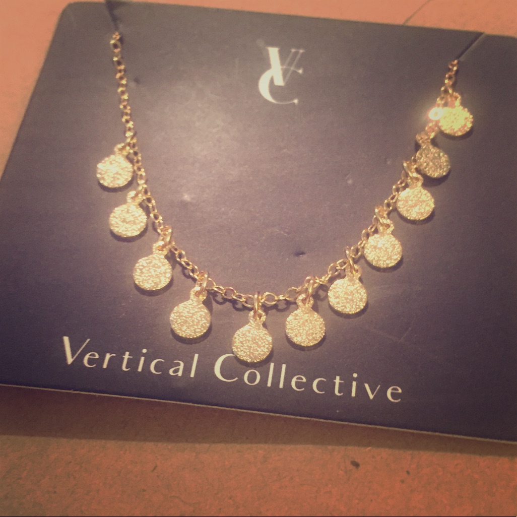 Dalia Delicate Coin Dangling Bracelet Gold Nwt